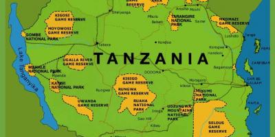 Kaart, tansaania
