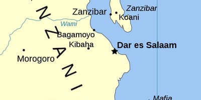 Tansaania saarte kaart