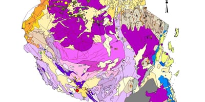 Kaart tansaania geoloogilise
